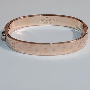 Louis Vuitton Nanogram Cuff Rose Gold